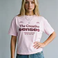 Polera Mujer Boxy Fit Print Rosado - Miniatura 4