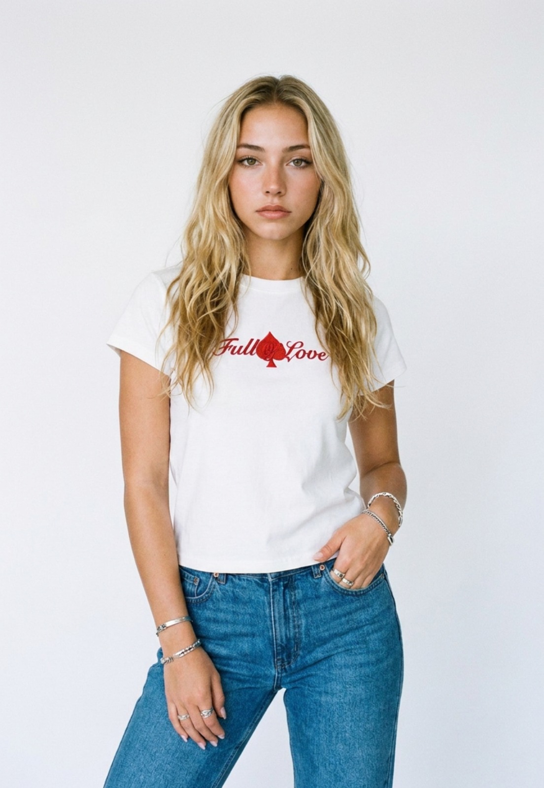 Polera Mujer Of Love Crudo 1