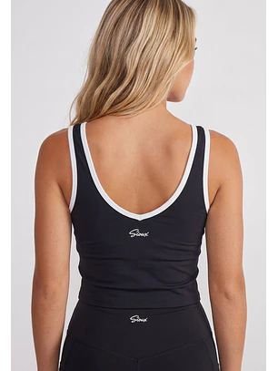 Peto Mujer Contraste Negro Training