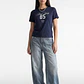 Polera Mujer Estampado Milano Azul - Miniatura 2