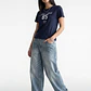 Polera Mujer Estampado Milano Azul - Miniatura 3