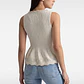 Peto Mujer Romantic Broderie Crudo - Miniatura 4