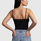 Body Mujer Pabilo Escote Encaje Negro - Miniatura 2