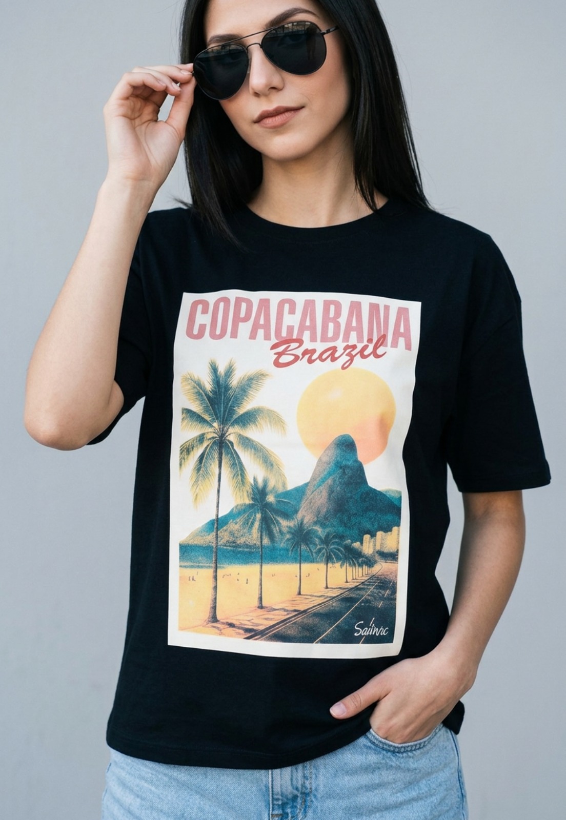 Polera Mujer Copacabana Acero 4