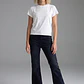 Polera Mujer Basic Cuello Redondo Crudo - Miniatura 3