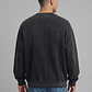 Polerón Hombre Oversize Lavado Negro - Miniatura 2