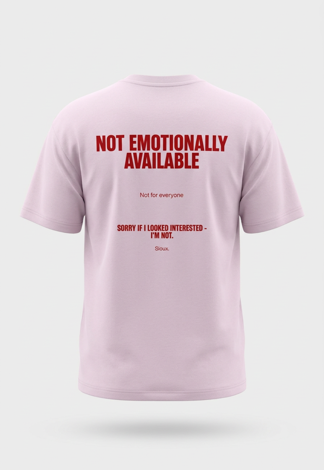 Polera Mujer Loose Gráfico Rosado 2