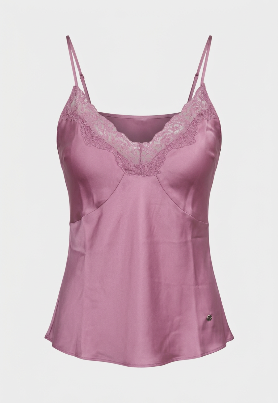 Peto Mujer Lencero Encaje Rosado 1