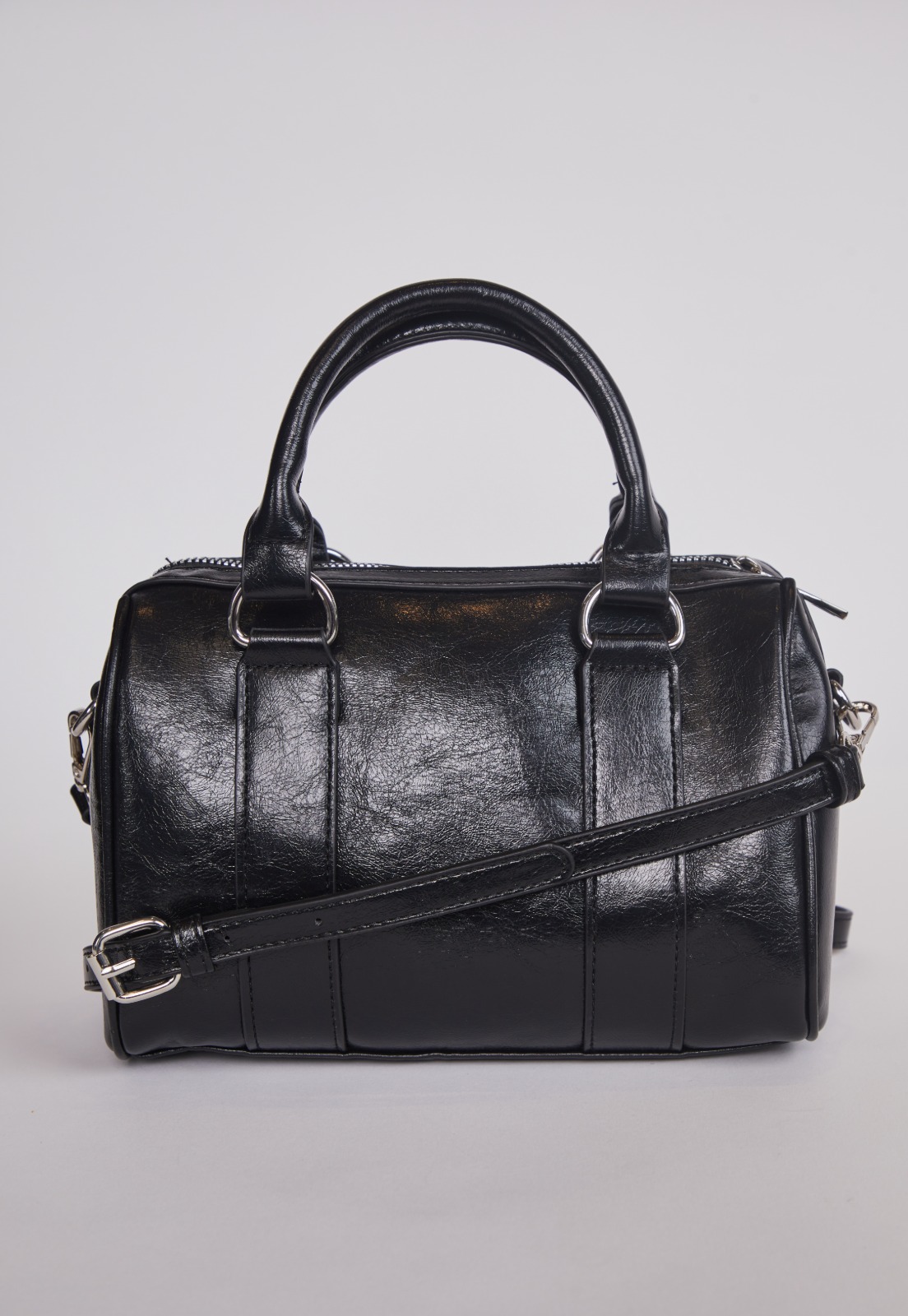 Cartera Mujer Crossbody Cierres Negro 2