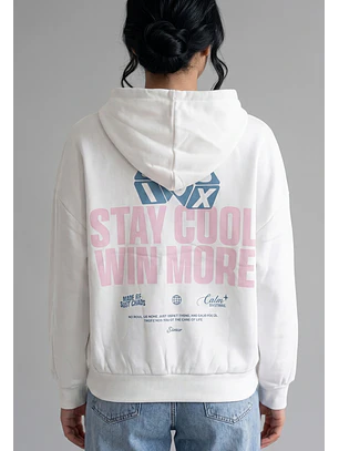 Polerón Mujer Estampado Pink Crudo