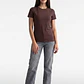 Jeans Mujer Recto Tiro Medio Gris - Miniatura 1