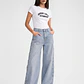 Jeans Mujer Tachas Stars Celeste - Miniatura 4