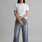 Polera Mujer Tachas Delantero Crudo - Miniatura 1