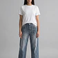Polera Mujer Tachas Delantero Crudo - Miniatura 4