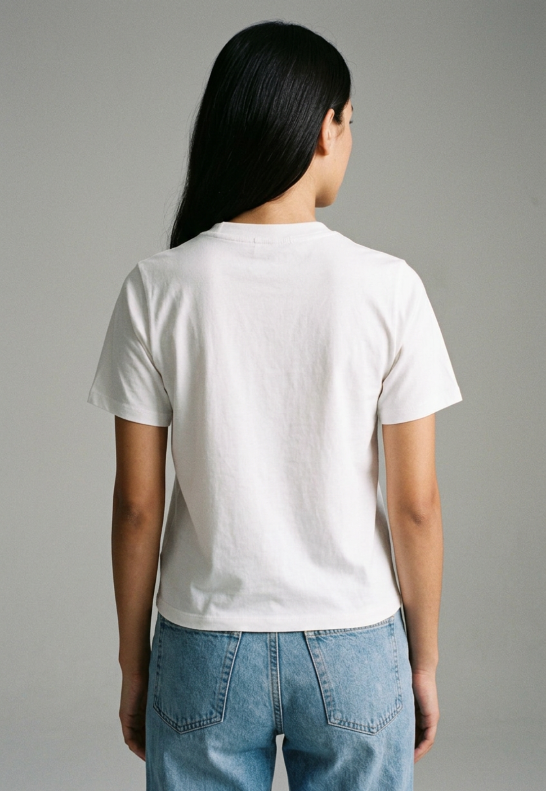 Polera Mujer Tachas Delantero Crudo 2