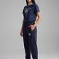 Pantalón Buzo Mujer Balloon Varsity Azul - Miniatura 4