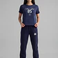 Pantalón Buzo Mujer Balloon Varsity Azul - Miniatura 1