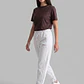 Pantalón Buzo Mujer Balloon Varsity Gris - Miniatura 4