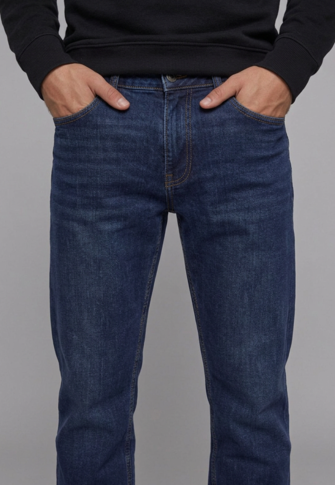 Jeans Hombre Regular Azul 2