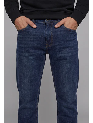 Jeans Hombre Regular Azul