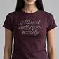 Polera Mujer Texto Brillo Morado - Miniatura 2