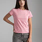 Polera Mujer Texto Brillo Rosado - Miniatura 1