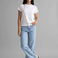 Jeans Mujer Wide Leg Cinturón Celeste - Miniatura 4