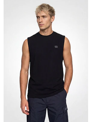 Sudadera Hombre Print Oversize Negro Training