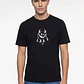 Polera Hombre Print Cara Negro - Miniatura 1