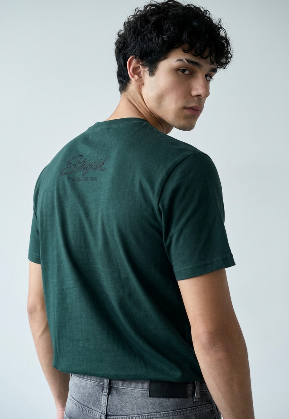 Polera Hombre Dog Verde 2