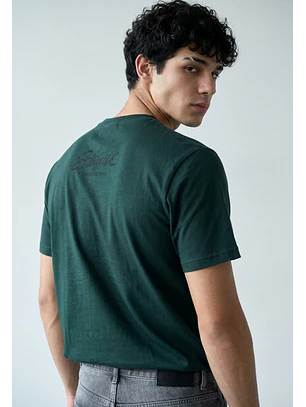 Polera Hombre Dog Verde