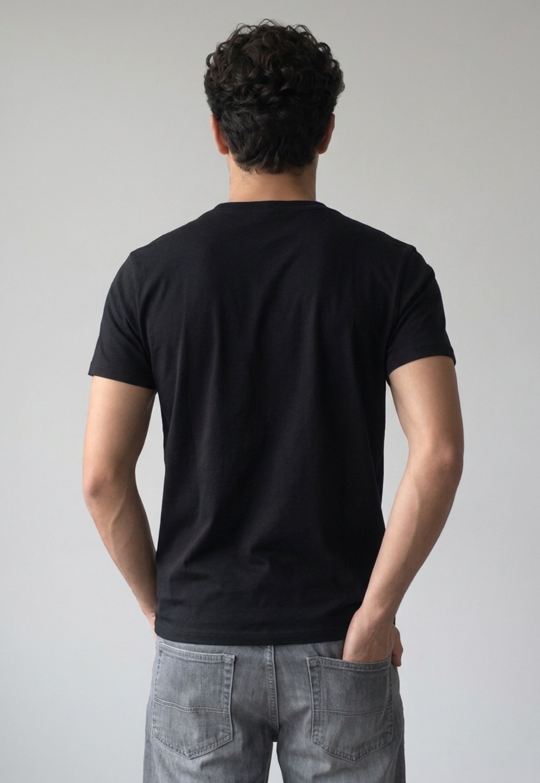 Polera Hombre Cupidos Negro 2