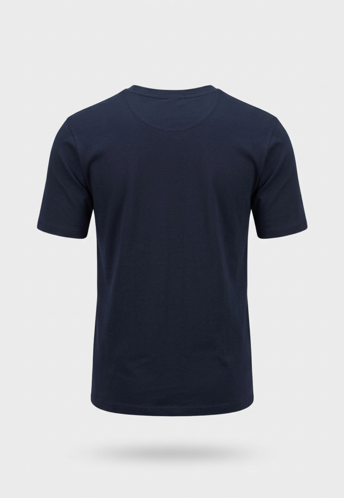 Polera Hombre Slim Fit Azul 2