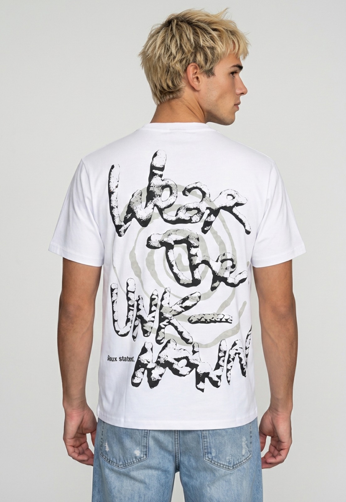 Polera Hombre Relaxed Good Blanco 1