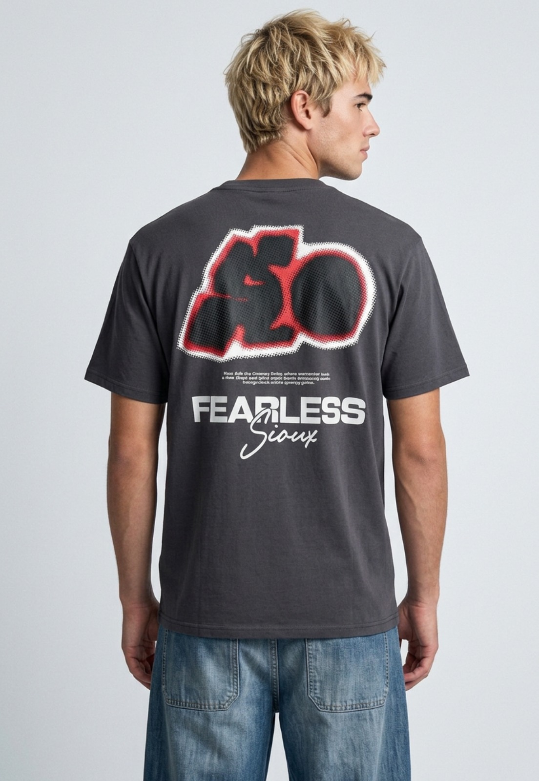 Polera Hombre Relaxed Billar Acero 1