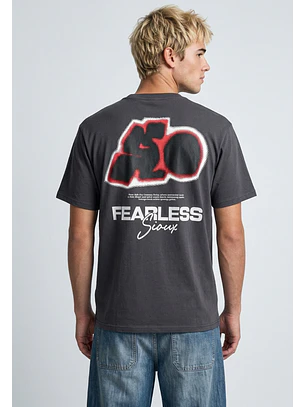Polera Hombre Relaxed Billar Acero