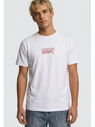 Polera Hombre Heart Blanco
