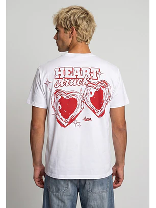 Polera Hombre Heart Blanco