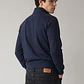 Polerón Hombre Cierre Azul Office Casual - Miniatura 2