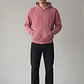 Polerón Hombre Con Cierre Boxy Fit Rosado - Miniatura 4