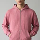 Polerón Hombre Con Cierre Boxy Fit Rosado - Miniatura 1
