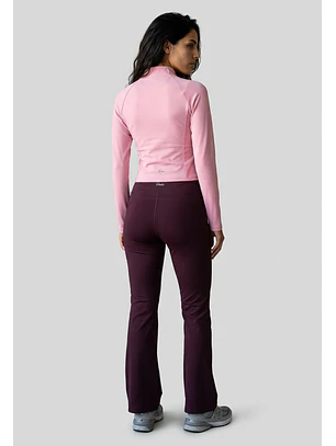 Calza Mujer Flare Burdeo Training
