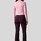Calza Mujer Flare Burdeo Training - Miniatura 2
