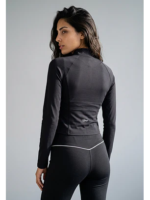 Calza Mujer Contraste Negro Training