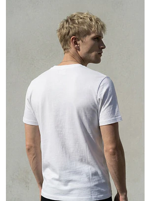 Polera Hombre Relaxed Interlock Blanco