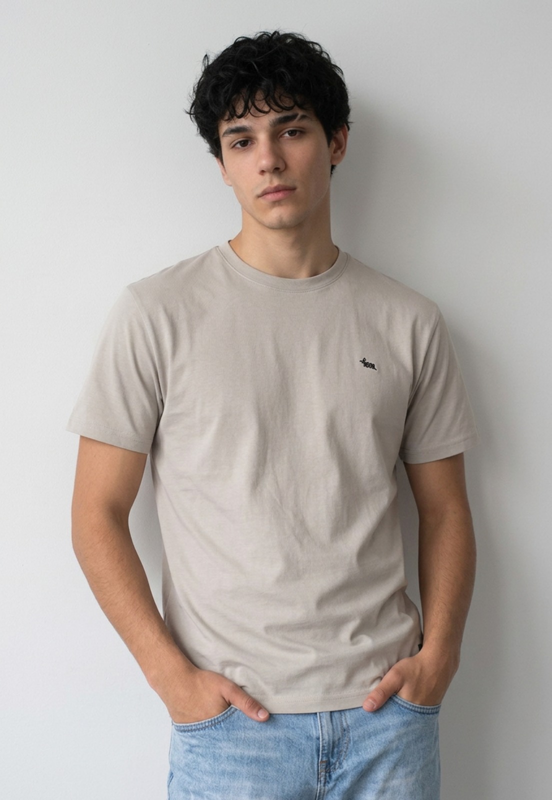 Polera Hombre Ventana Gris 1