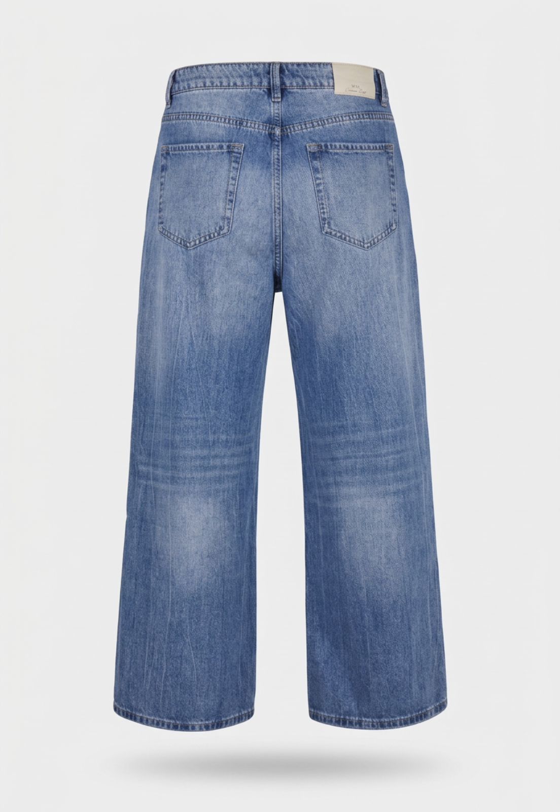 Jeans Mujer Relaxed Tiro Bajo Celeste 2