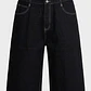 Bermuda Hombre Super Baggy Bordado Negro - Miniatura 1