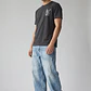 Polera Hombre Frase Bordado Gris - Miniatura 2
