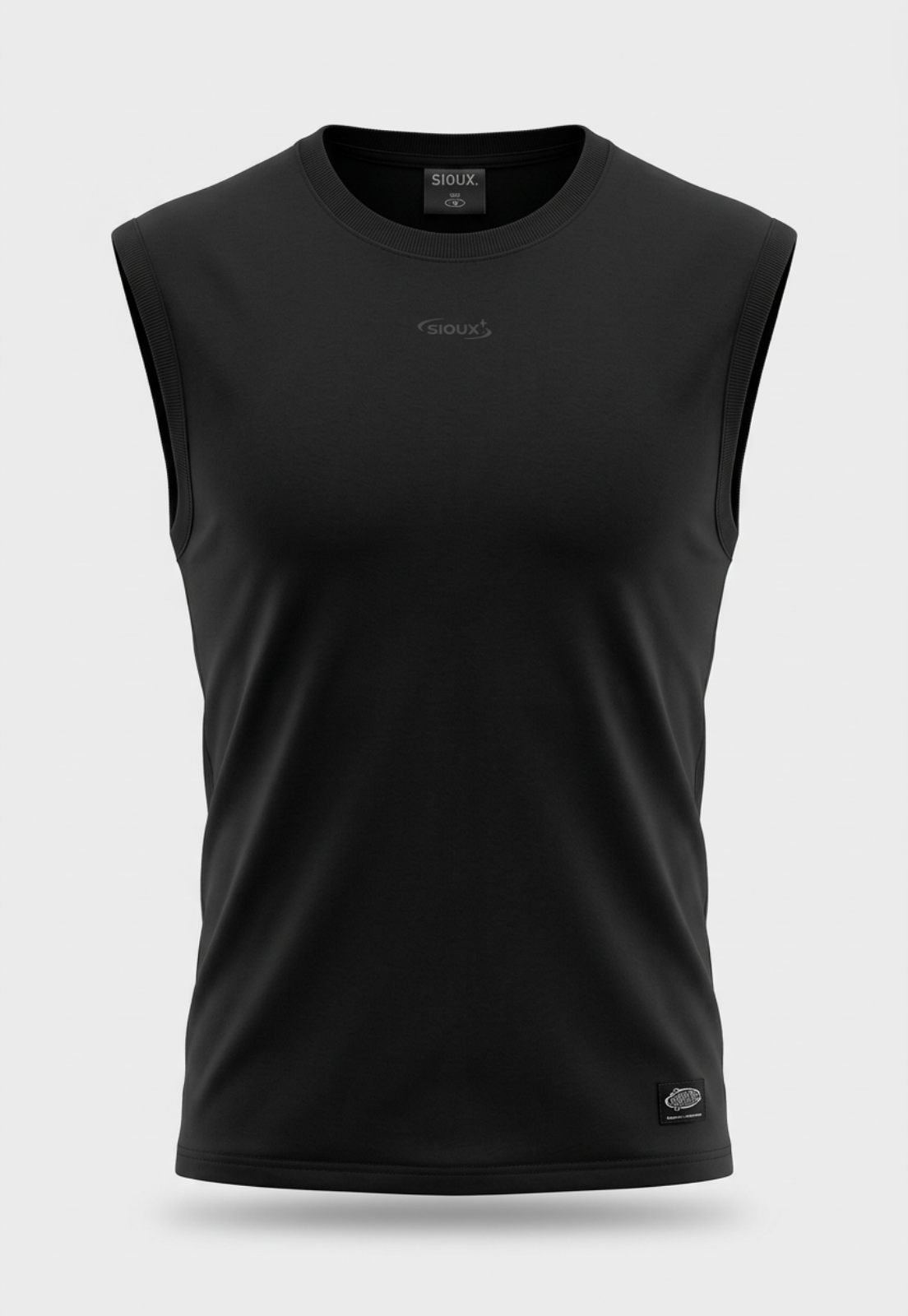 Sudadera Hombre Print Goma Negro 1